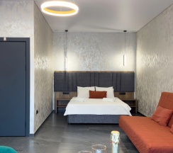 Люкс Апарт с террасой Коттедж c 1 комнатой в Eco Life