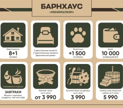 Барнхаус «Минимализм» в Aldi-Karelia