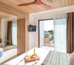 Двухместный люкс Rooftop с балконом двуспальная кровать в Bordoy Alcudia Port Suites - Adult Only