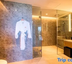 Люкс c 1 комнатой с видом на море в Oakwood Apartments Sanya
