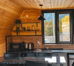 Апартаменты c 1 комнатой с балконом в Шале Gold cottages Kazbegi