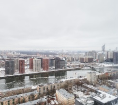 1-комнатные апартаменты улучшенные c красивым видом на Москву-реку в Uragan Apart (Ураган Апарт) на проезде Мукомольный