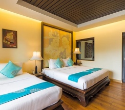 Одноместный семейный люкс 2 отдельные кровати в Dara Samui Beach Resort - Adults Only