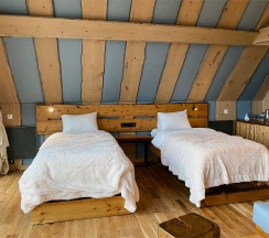 АРК-шале ПРЕМИУМ 4 SNGL 1line (sea view) в Titovka arctic river park