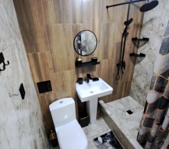 Трёхместный номер Comfort с красивым видом из окна в Шале