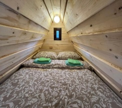 A-frame 3-х местный с душем и санузлом в Зеленый колобок