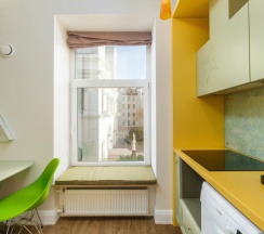 Двухкомнатные апартаменты "Янтарь" с кухней и видом на собор Петра и Павла в Orfei Hotel