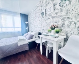 Двухместные апартаменты Standard c 1 комнатой (двуспальная кровать) в Vegas apartments