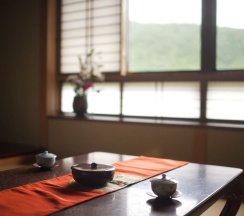 Номер Standard с красивым видом из окна в Hirayuonsen Yamatokan