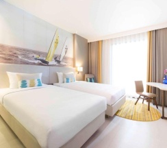 Двухместный номер Deluxe с видом на океан 2 отдельные кровати в Mercure Pattaya Ocean Resort