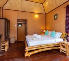 Двухместное бунгало Deluxe (двуспальная кровать) в Palm Leaf Resort