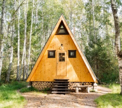 Коттедж Дуплекс с красивым видом из окна в Deep Lake House