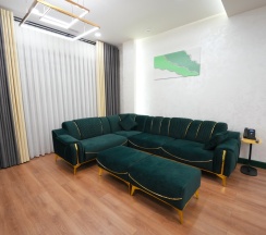 Апартаменты Deluxe с 2 комнатами с балконом и с красивым видом из окна в Отель Avant Hotel Tashkent Pool&Spa