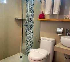 Четырёхместный номер Deluxe 2 отдельные кровати в IL Mare Sakura Resort Boracay