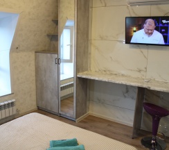 Двухместный номер Economy Мансарда двуспальная кровать в Лев Толстой