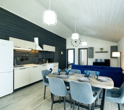 Барнхаус с личной сауной и мангальной зоной в Веслево Клуб