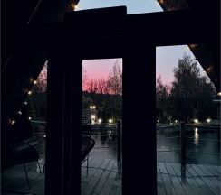 A-frame у воды в The Les