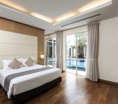 Вилла с 2 комнатами с красивым видом из окна в Splash Beach Villa Resort
