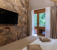 Апартаменты с балконом и видом на горы в Stellar collection chalet, Krasnaya Polyana