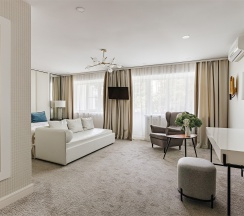 Делюкс с кроватью "King-size" (1 этаж) в Vania rooms