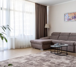 Трехкомнатные улучшенные апартаменты с двумя спальнями (7 этаж) в Real Apartments Sochi