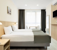 Двухместный Стандарт С Двумя Раздельными Кроватями в На Ходынке