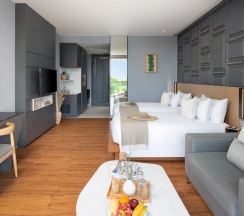 Двухместный номер Deluxe Sky Bath 2 отдельные кровати в Отель Wyndham Grand Nai Harn Beach Phuket