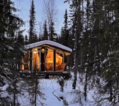 Шале улучшенное с 1 двуспальной кроватью в Ellwood Eco Village