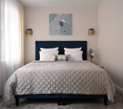 Люкс с 1 спальней и кухней-гостиной в Academia Васильевский