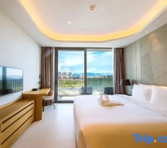 Семейный люкс Superior c 1 комнатой с видом на сад в Oakwood Apartments Sanya
