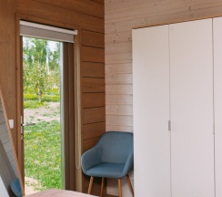 Барнхаус Люкс с банным чаном в Лес&Сад