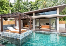 Двухместная вилла с 3 комнатами с видом на океан в Aspire Villas Koh Phangan