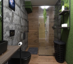 Апартаменты с балконом и с красивым видом из окна в Апартаменты Viipuri House люкс с сауной