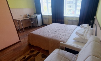 Двухместный номер с двуспальной кроватью в Hotel юг