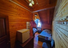Двухместный номер с 2 односпальными кроватями с видом на горы в Заимка Камза