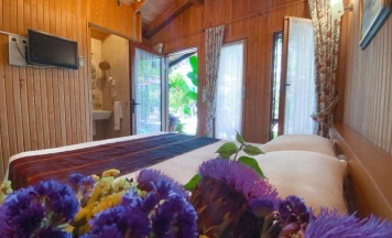 Бунгало с видом на сад в Kayezta Hotel Alacati