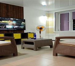 2-местные 1-комнатные апартаменты студия с 1 двуспальной кроватью в Hotel Vip
