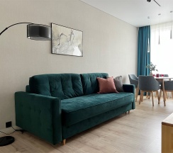 Евро-двухкомнатная квартира с красивым видом в ЖК "LEGENDA ГЕРОЕВ" в Rauktis apartments