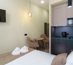 Стандарт с 1 двуспальной кроватью в Port comfort by Moyka
