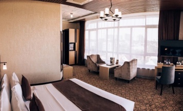 Двухместный номер Улучшенный Делюкс двуспальная кровать в Megapolis Hotel Shymkent