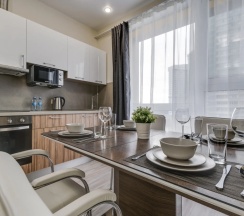 Двухместный люкс с видом на город (двуспальная кровать) в Business apartments