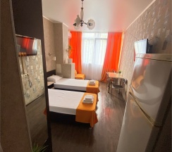 Трехместный номер с кухонной зоной в Joy apartments
