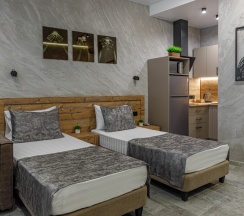 Апартаменты Prestige с 1 двуспальной или 2 односпальными кроватями в Hiloft Hotel