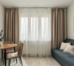 "KristaKosta" Однокомнатная квартира с потрясающим видом на залив (Метро Ленинский проспект/Автово, 10 минут на транспорте) в Rauktis apartments