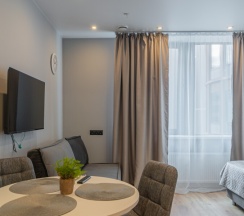 Семейная студия в 3 минутах от метро и вокзала в SalutApart 2W Энергетиков 2/2