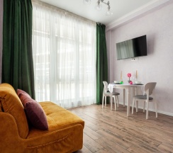 1-комнатные апартаменты студия в Deluxe apartments