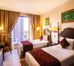 Семейные апартаменты с 2 комнатами with skyline view в Отель Mercure Hotel Apartments Dubai Barsha Heights