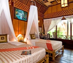 Двухместное бунгало с видом на сад 2 отдельные кровати в Ocean Star Resort