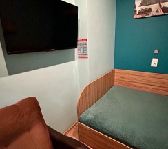 3 номер Двухместный с одной двуспальной кроватью без окна в Red apple