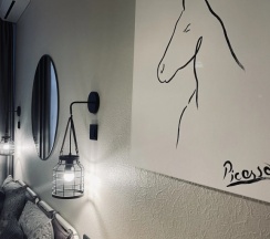 Двухместный полулюкс с видом на город (2 отдельные кровати) в Loft